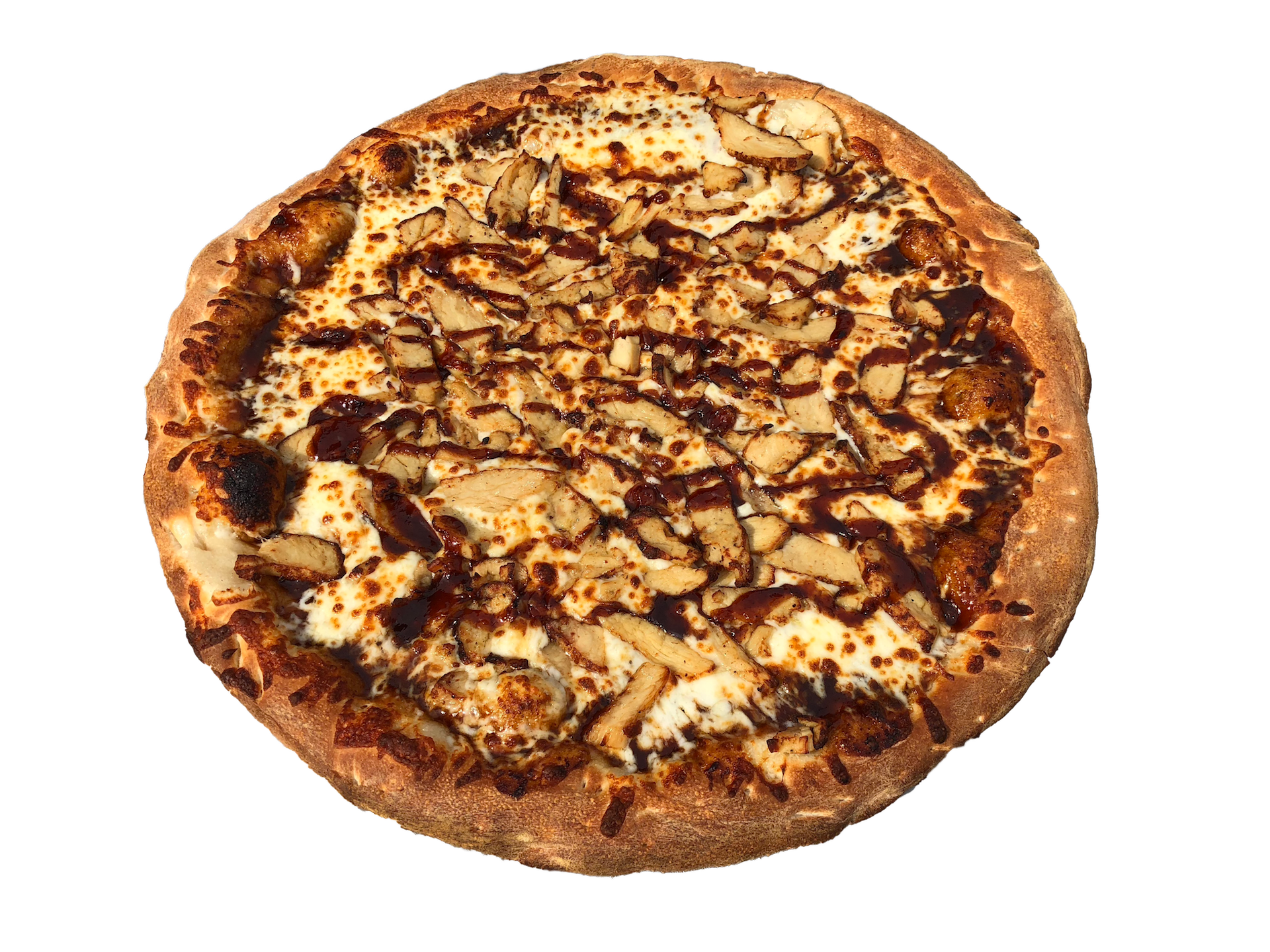 Order BBQ Chicken Pizza food online from Stars & Stripes Pizza store, Oklahoma City on bringmethat.com
