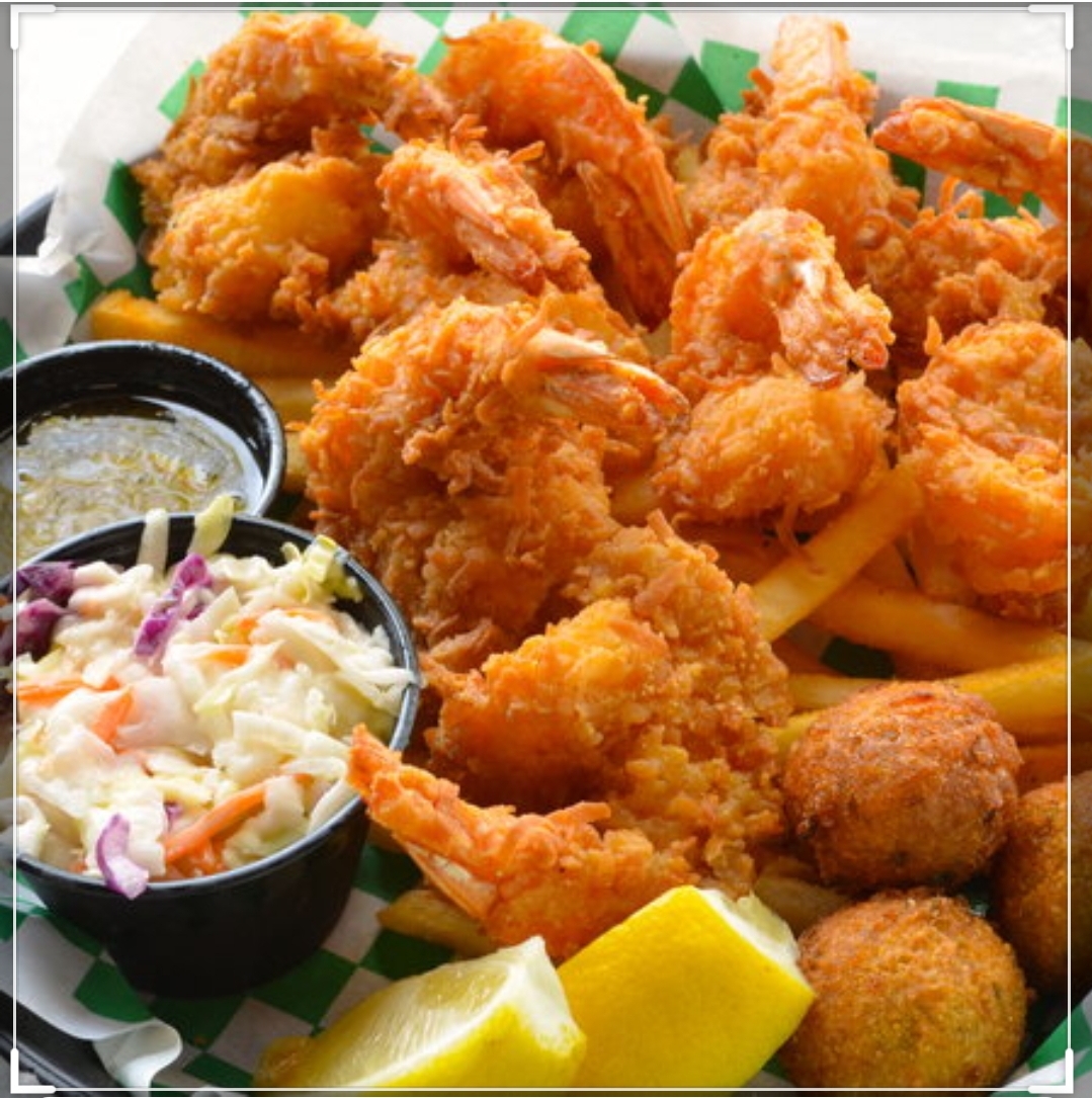Order Fried Shrimp Basket food online from Hurricane Grill & Wings store, Newburgh on bringmethat.com