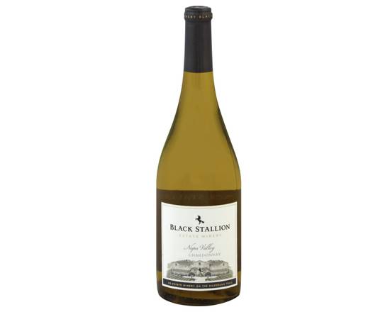 Order Black Stallion Chardonnay, 750mL wine (14.5% ABV) food online from Ranch Market Too store, Yountville on bringmethat.com