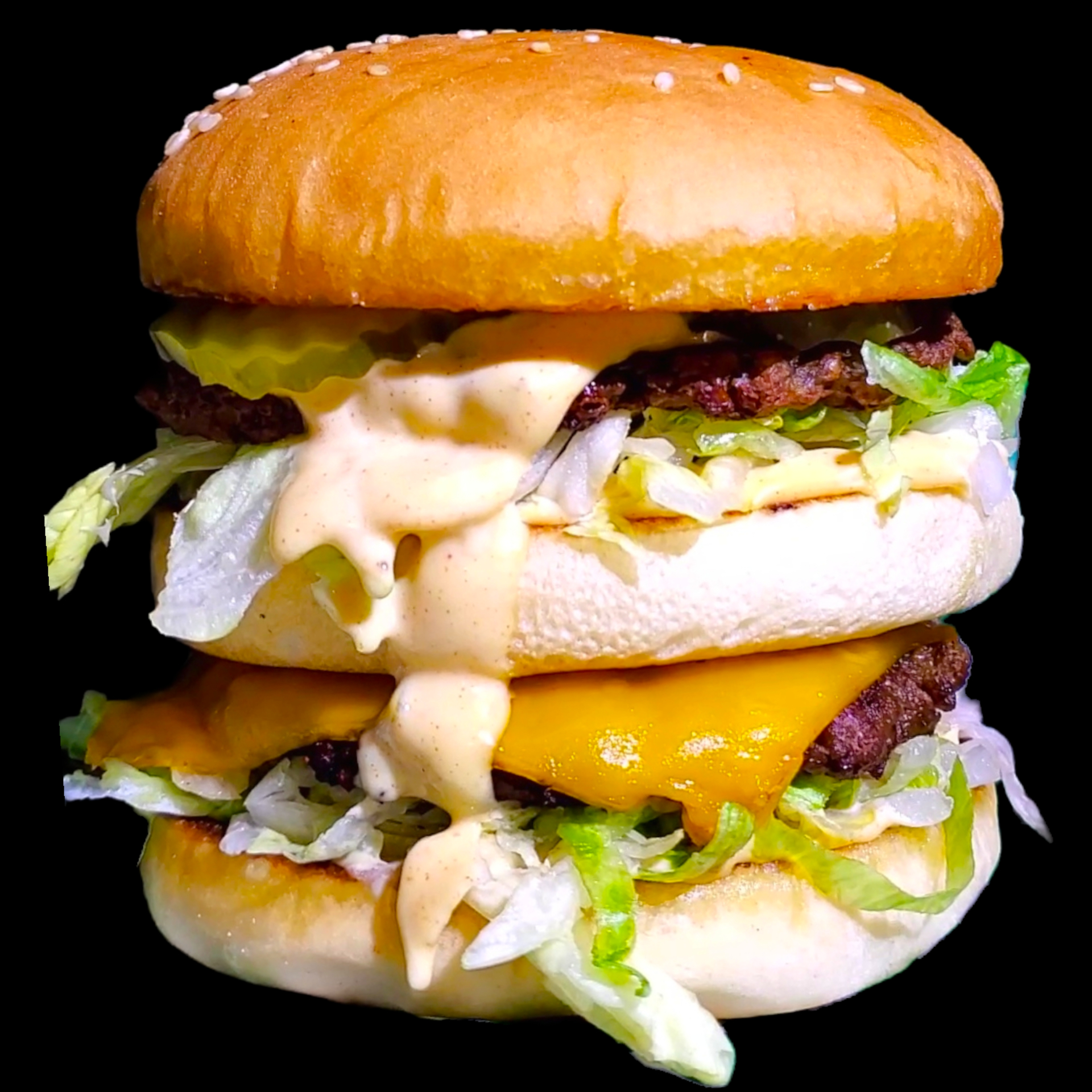 Order Mac-Zaddy Burger food online from Veg & Go store, Riverside on bringmethat.com