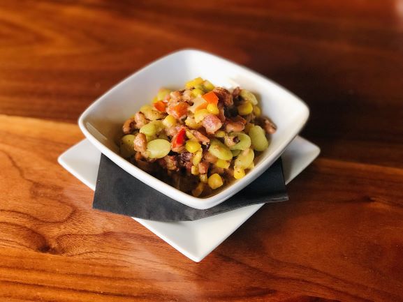 Order STH Bacon Succotash food online from Sedona Taphouse store, Colonial Heights on bringmethat.com