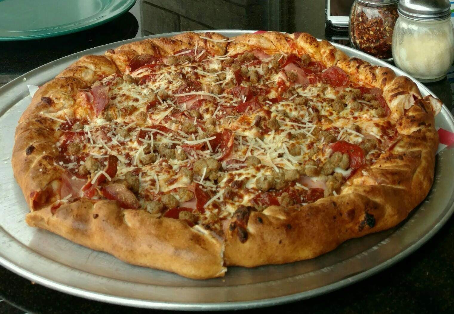 Order The Notorious 420 Special Pizza - 16'' (8 Slices) food online from Mt Hood Pizza & Grill store, Rensselaer on bringmethat.com