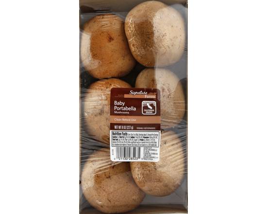 Order Signature Farms · Baby Portabella Mushrooms (8 oz) food online from Safeway store, Vallejo on bringmethat.com