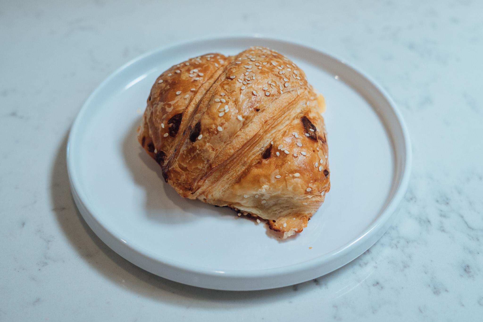 Order Ham and Cheese Croissant food online from Krisp Fresh Living store, Irvine on bringmethat.com