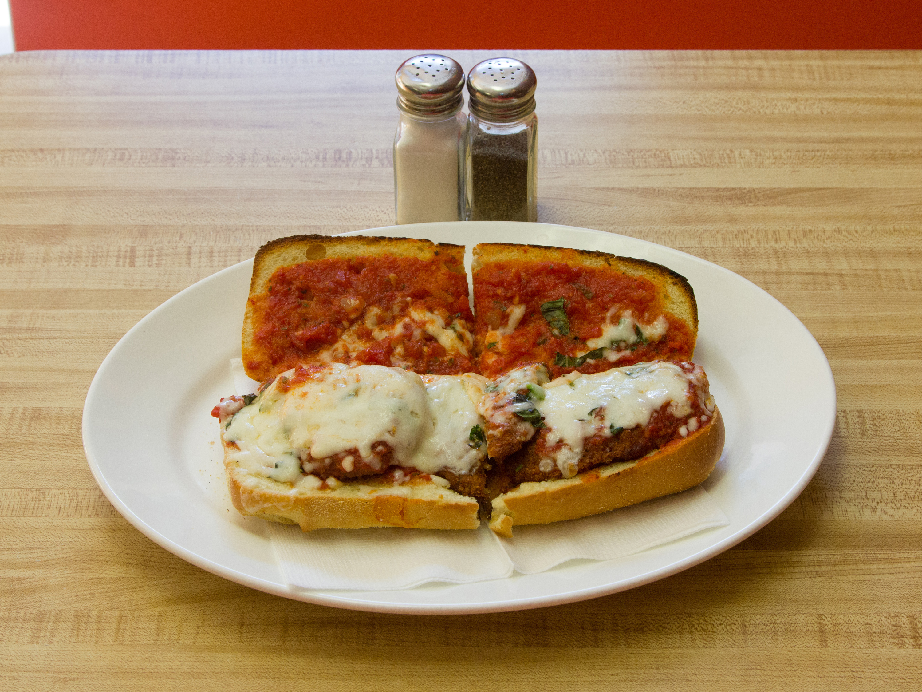 Order Chicken Parm Sub food online from Chris Pizza store, Rutherford on bringmethat.com