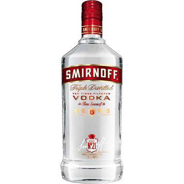 Order 1.75 Liter Smirnoff Vodka food online from Central Warehouse Wine & Liquor Inc store, Yonkers on bringmethat.com
