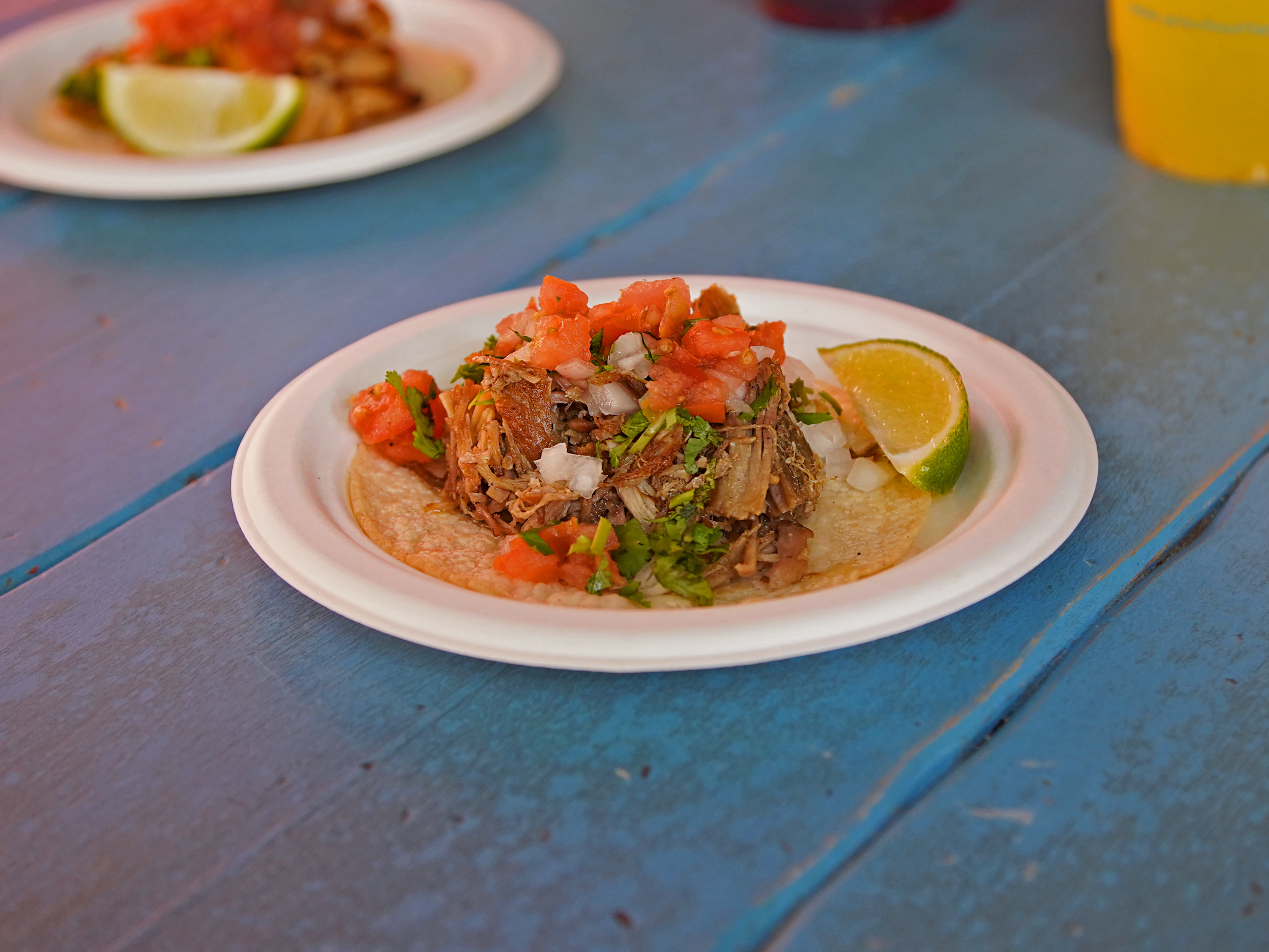 Order Carnitas Taco food online from Pinches Tacos store, Las Vegas on bringmethat.com
