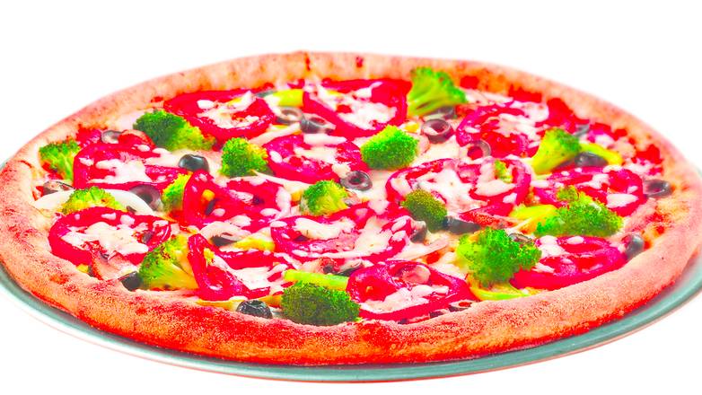 Order Super Veggie Pizza food online from Papa Gino's store, Stoneham on bringmethat.com