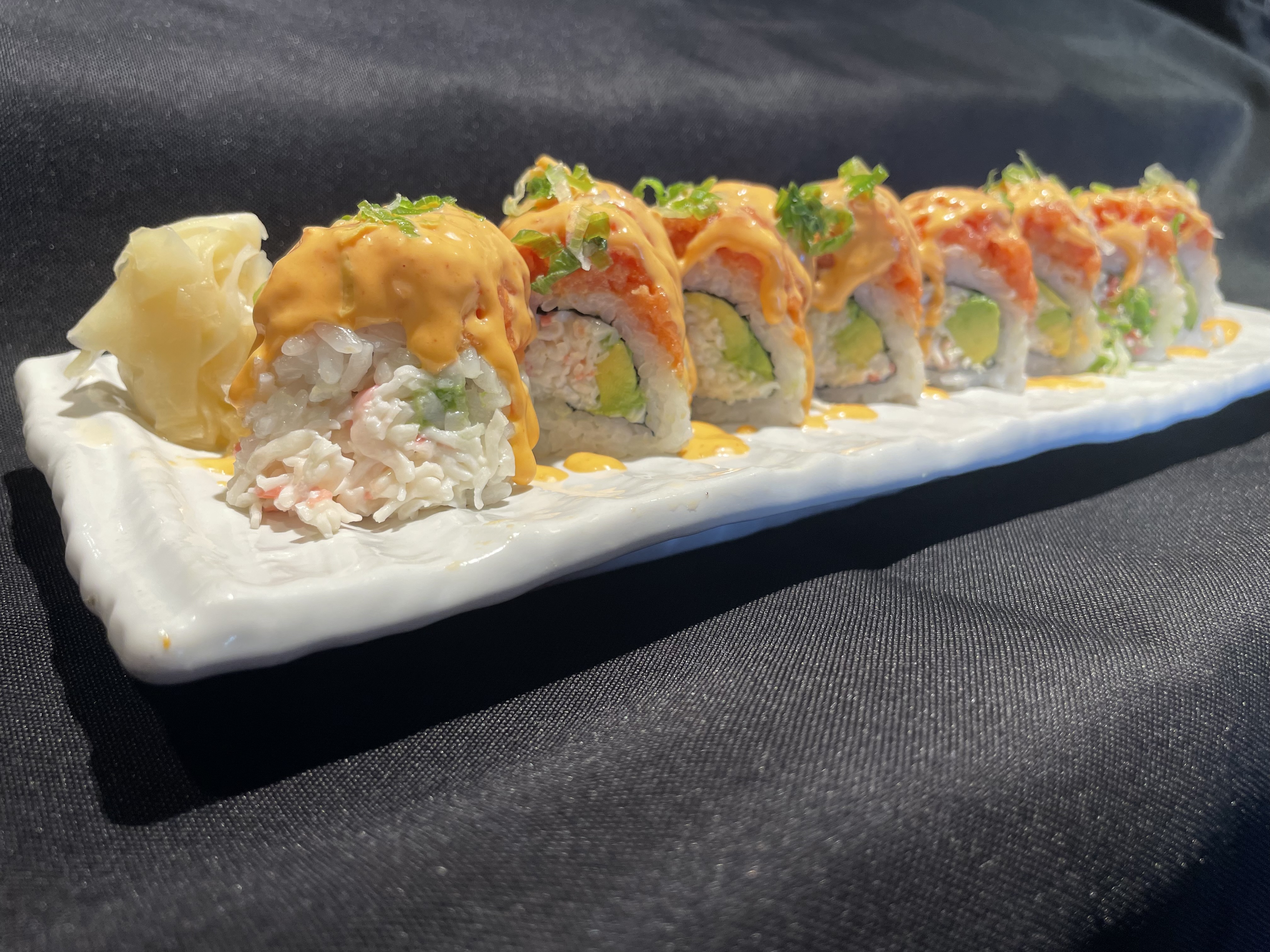 Order Sunset Roll food online from Sushi Hub store, Stockton on bringmethat.com
