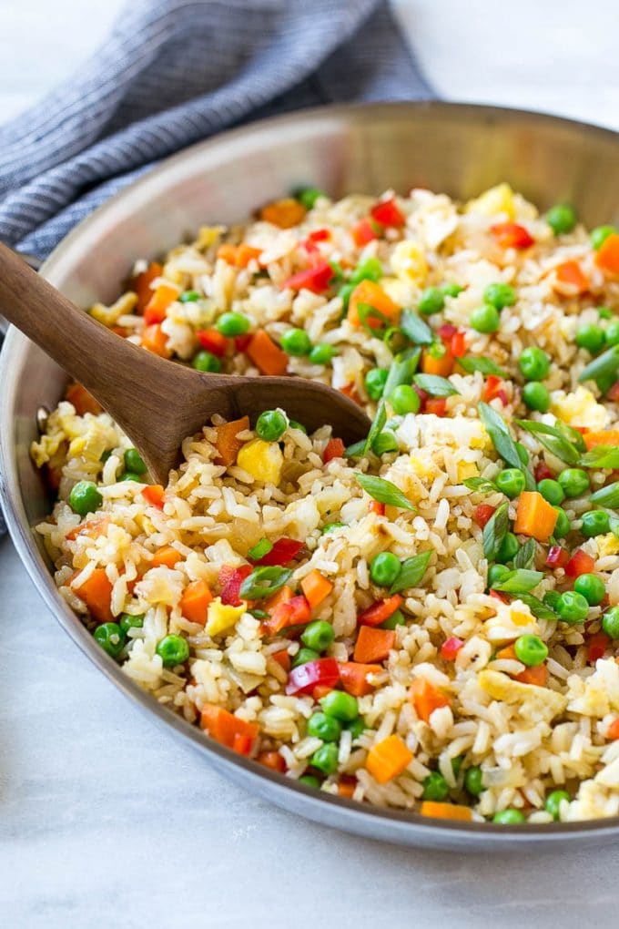 Order R2. Vegetable Fried Rice food online from China First store, Seattle on bringmethat.com