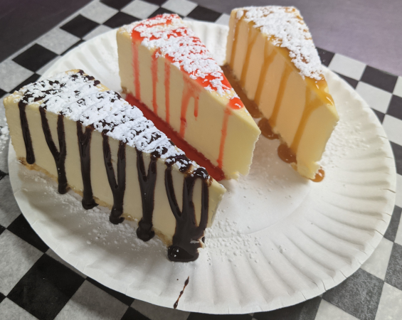 Order New York Style Cheesecake food online from Magpies Gourmet Pizza Houghton store, Tucson on bringmethat.com