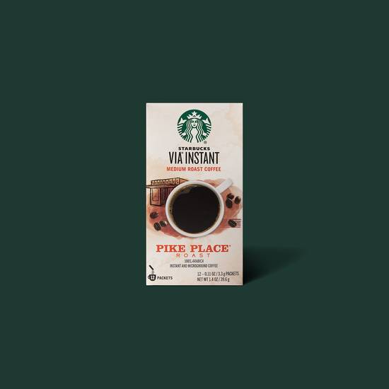 Order Starbucks VIA® Instant Pike Place® Roast food online from Starbucks store, Fayetteville on bringmethat.com