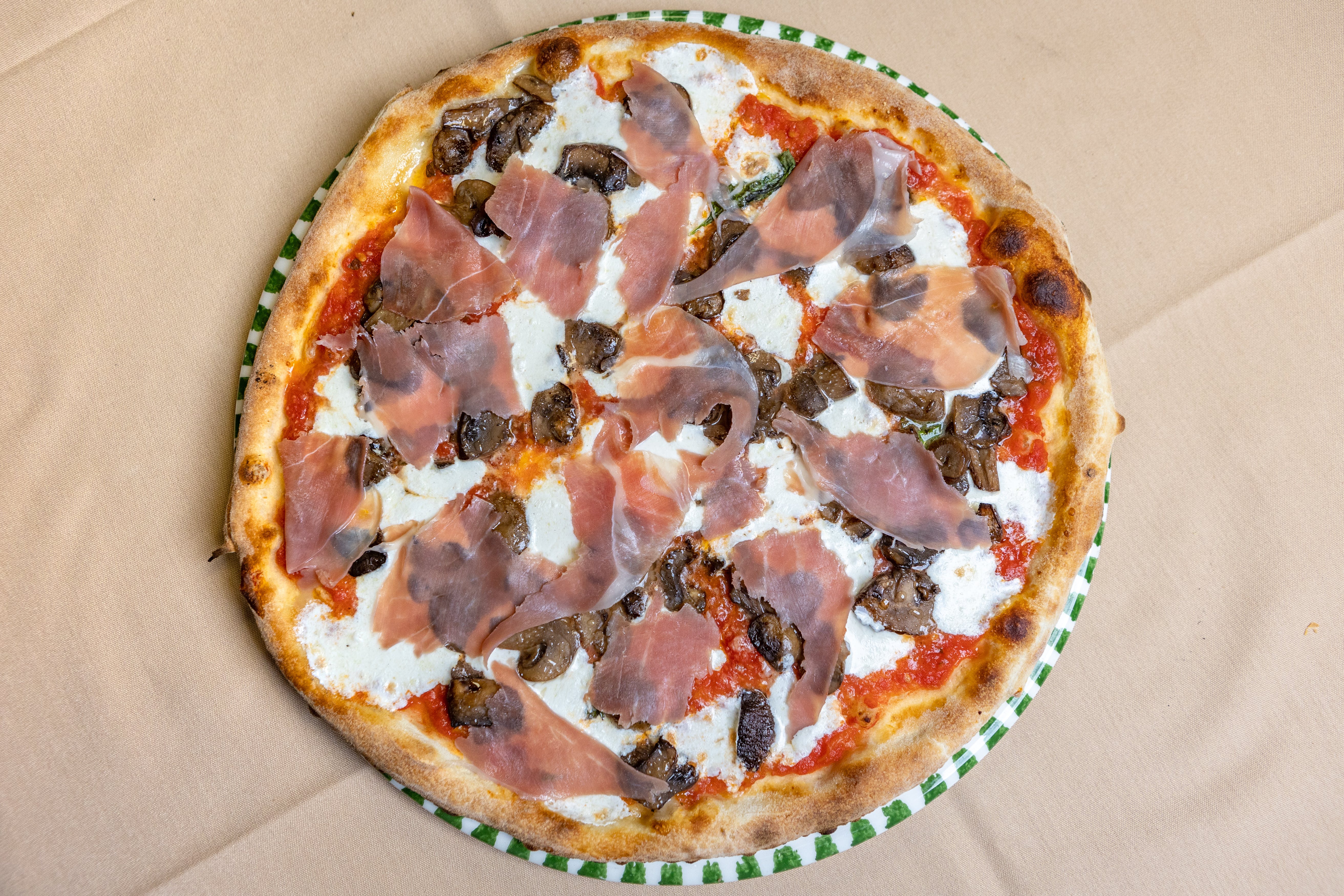 Order La Capricciosa Pizza - 12" food online from La Margherita Pizzeria store, Medford on bringmethat.com