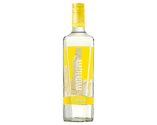 Order New Amsterdam Citron Flavored, 750mL vodka (35.0% ABV) food online from Signal Liquor store, Signal Hill on bringmethat.com