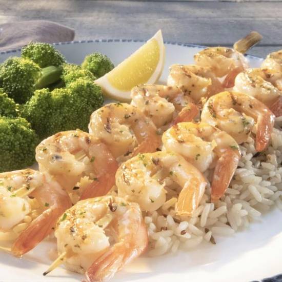 Order Garlic Shrimp Skewers food online from Red Lobster store, Deptford on bringmethat.com
