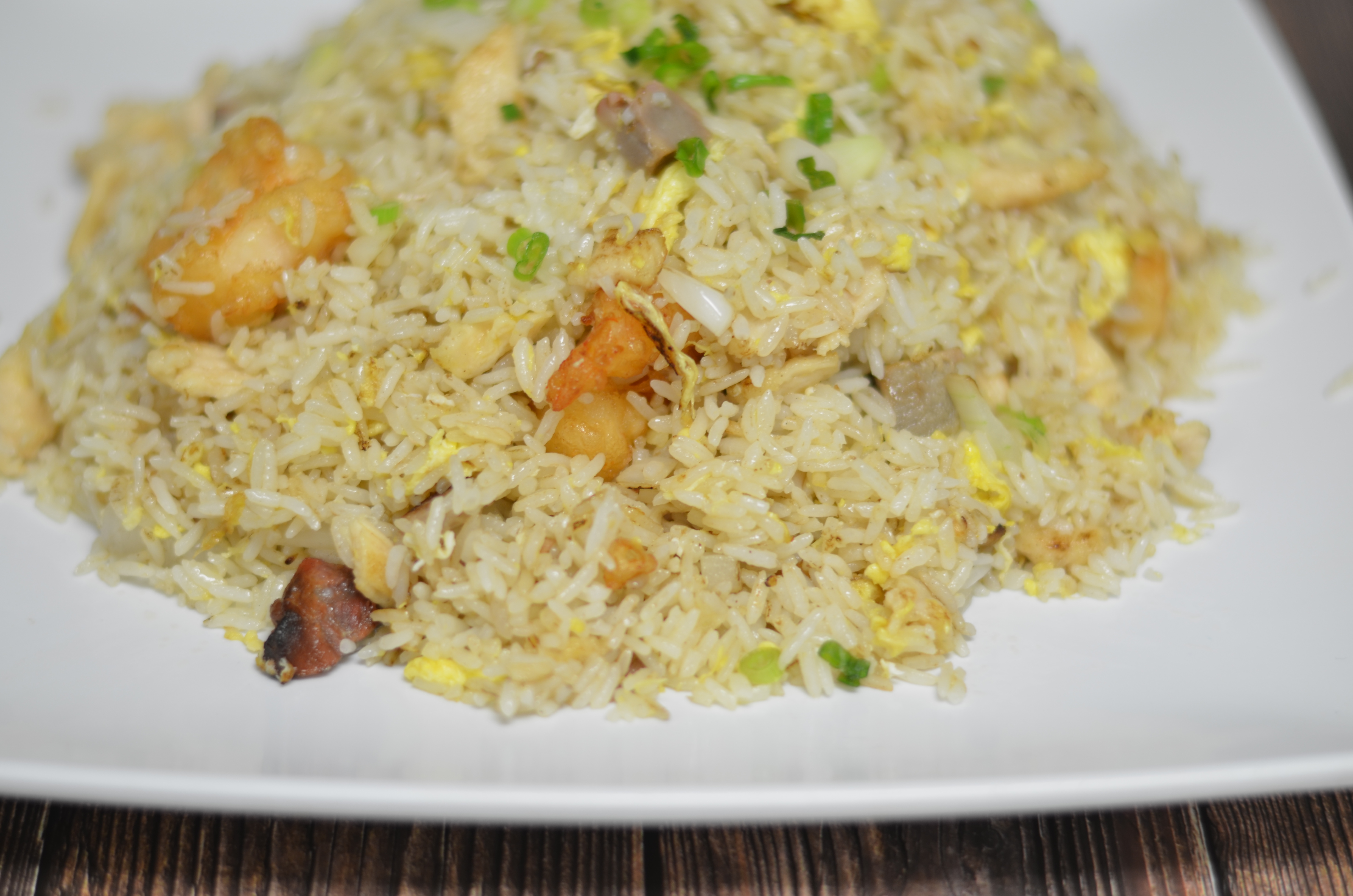 Order Young Chow Fried Rice food online from Yumi Cafe store, Richmond on bringmethat.com