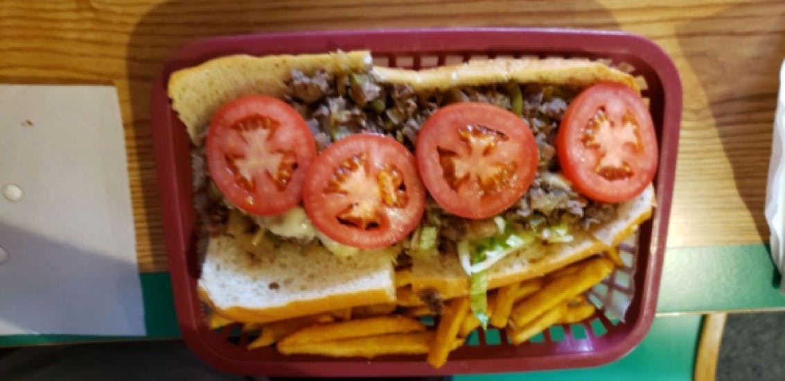 Order Cheese Steak Special Sub - 8" food online from Italian Pizzeria store, Durham on bringmethat.com