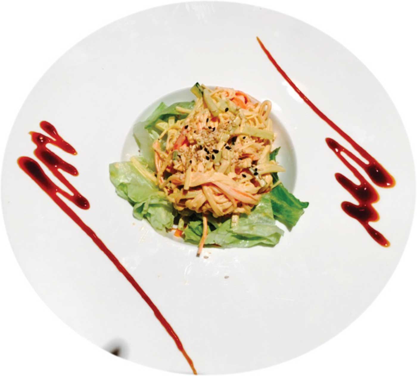 Order Spicy Crab Salad food online from Wasabi Japanese Steakhouse store, Novi on bringmethat.com