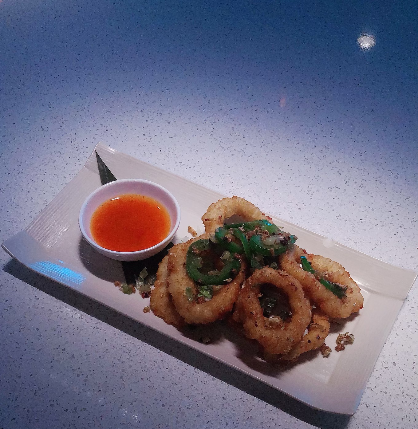 Order 6. Fried Calamari food online from Sawaddee Thai Restaurant store, Las Vegas on bringmethat.com