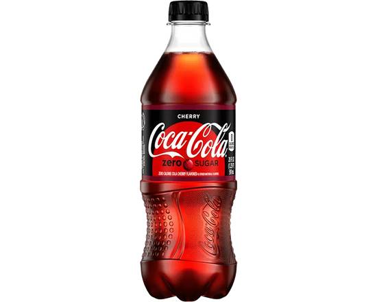 Order Coke Cherry Zero 20oz food online from Extra Mile 2047 store, Fairfield on bringmethat.com