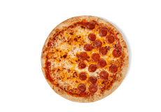 Order 14 inch Pizza - Half Plain Half Pepperoni food online from Wawa store, Cinnaminson on bringmethat.com