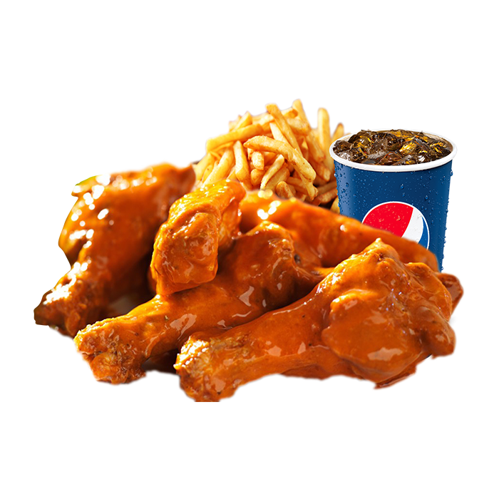 Order 10 Buffalo Wings Combo food online from America's Best Wings store, Richmond on bringmethat.com
