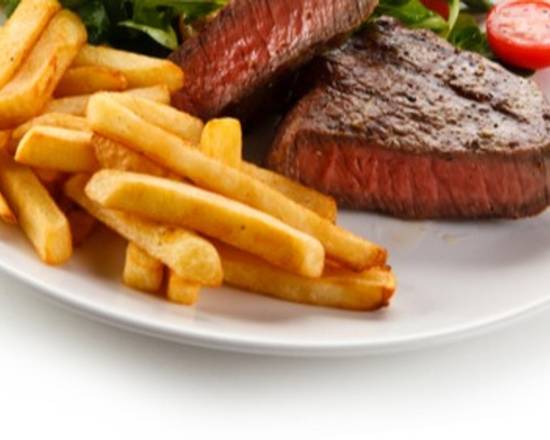 Order Kid's Wagon Boss Top Sirloin food online from Saltgrass Steakhouse store, Humble on bringmethat.com