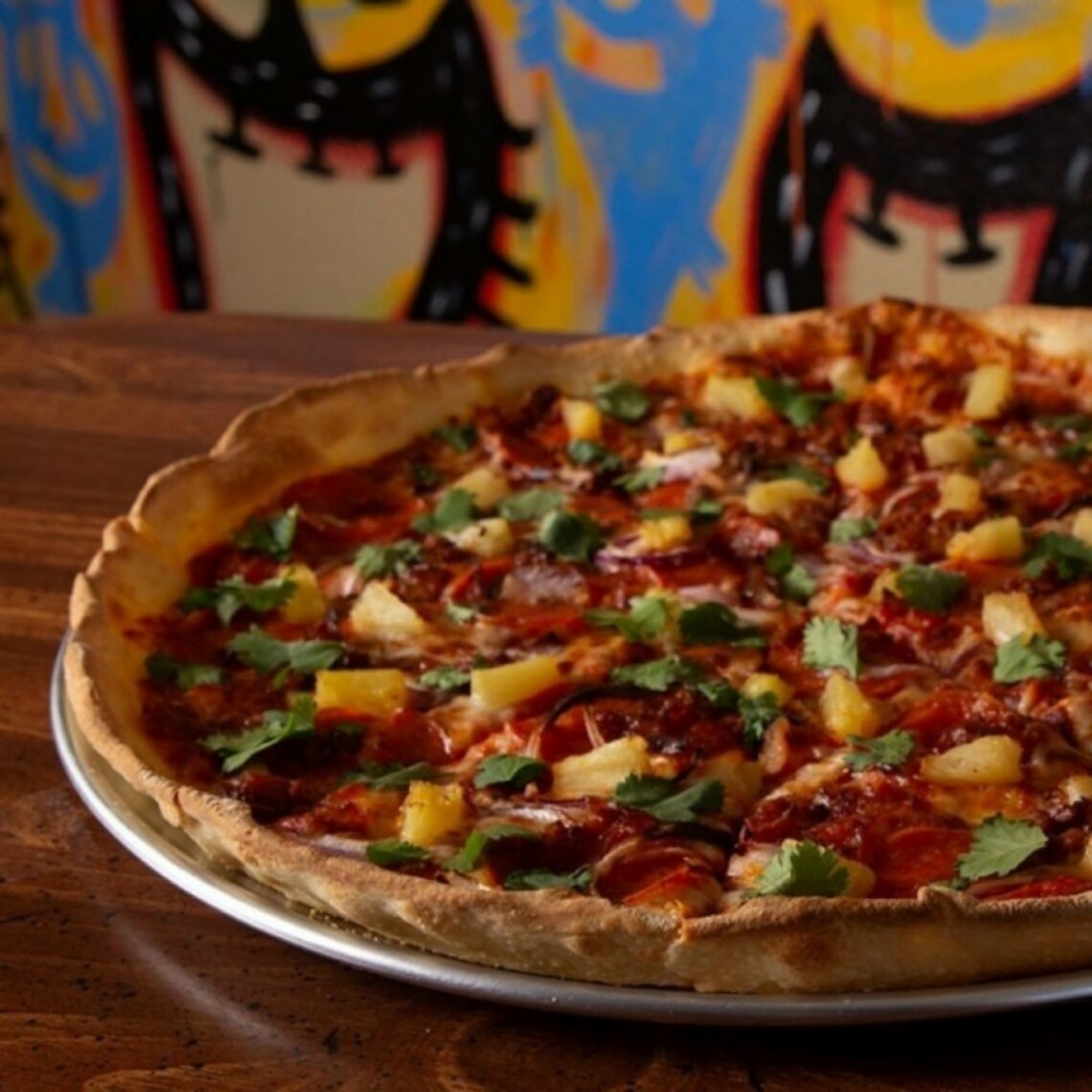 Order The Haole Pizza (14") food online from Austin's Pizza store, Austin on bringmethat.com