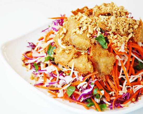 Order Paradise Salad (Crispy Chickless) food online from Loving Hut store, Tempe on bringmethat.com