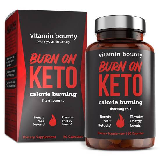 Order Vitamin Bounty Burn On Keto Thermogenic Calorie Burner Capsules (60 ct) food online from Rite Aid store, EUGENE on bringmethat.com
