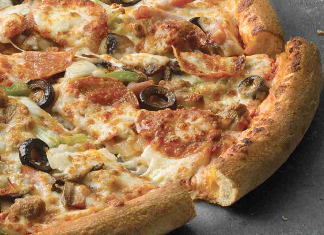 Order The Works Pizza food online from Papa Johns Pizza store, Akron on bringmethat.com