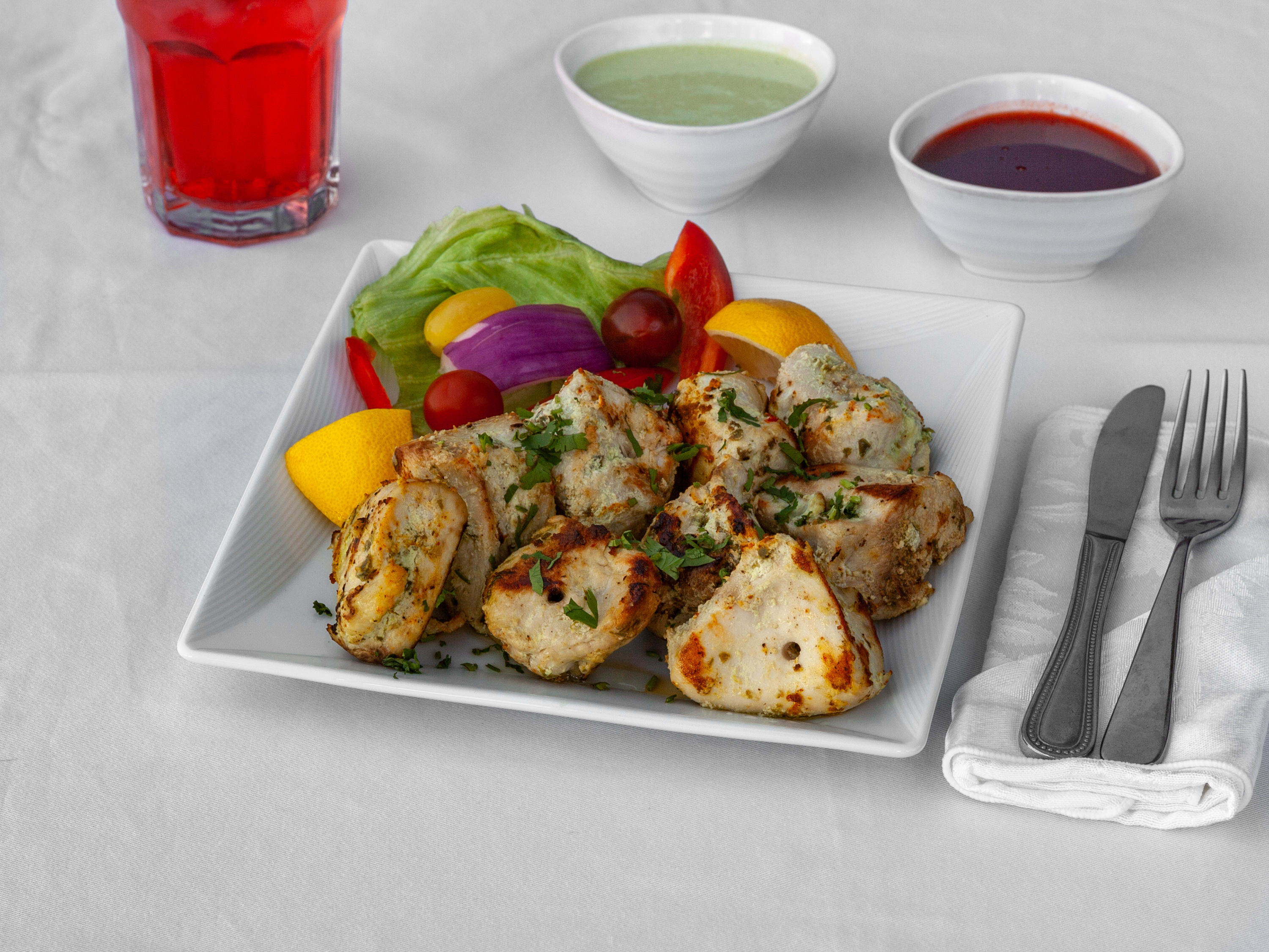 Order Chicken Malai Kabab food online from The Little India Restaurant store, Chicago on bringmethat.com