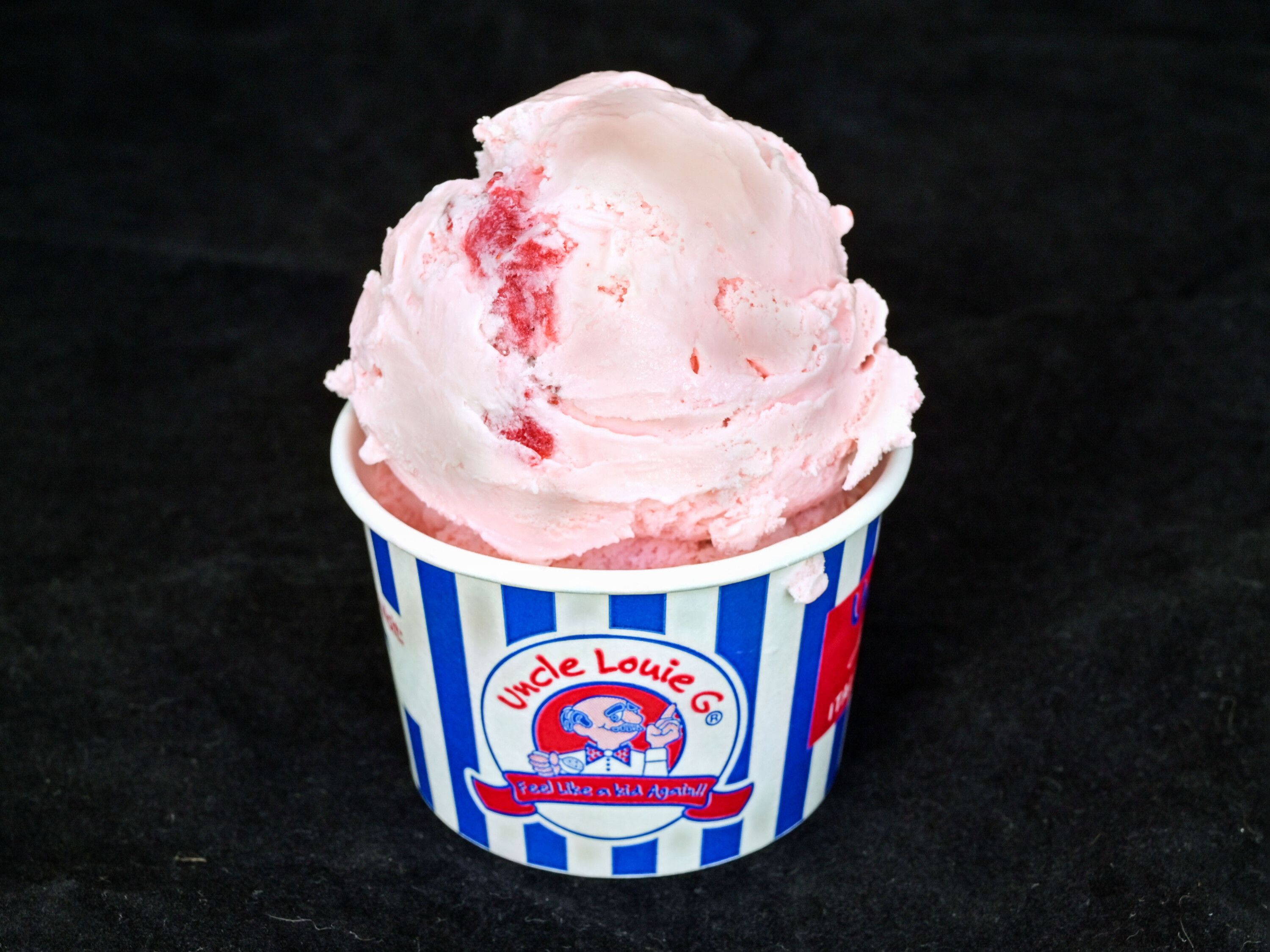 Order Non-Dairy Vegan Large Strawberry Ice Cream  food online from Uncle Louie G Ices And Ice Cream store, Ramsey on bringmethat.com