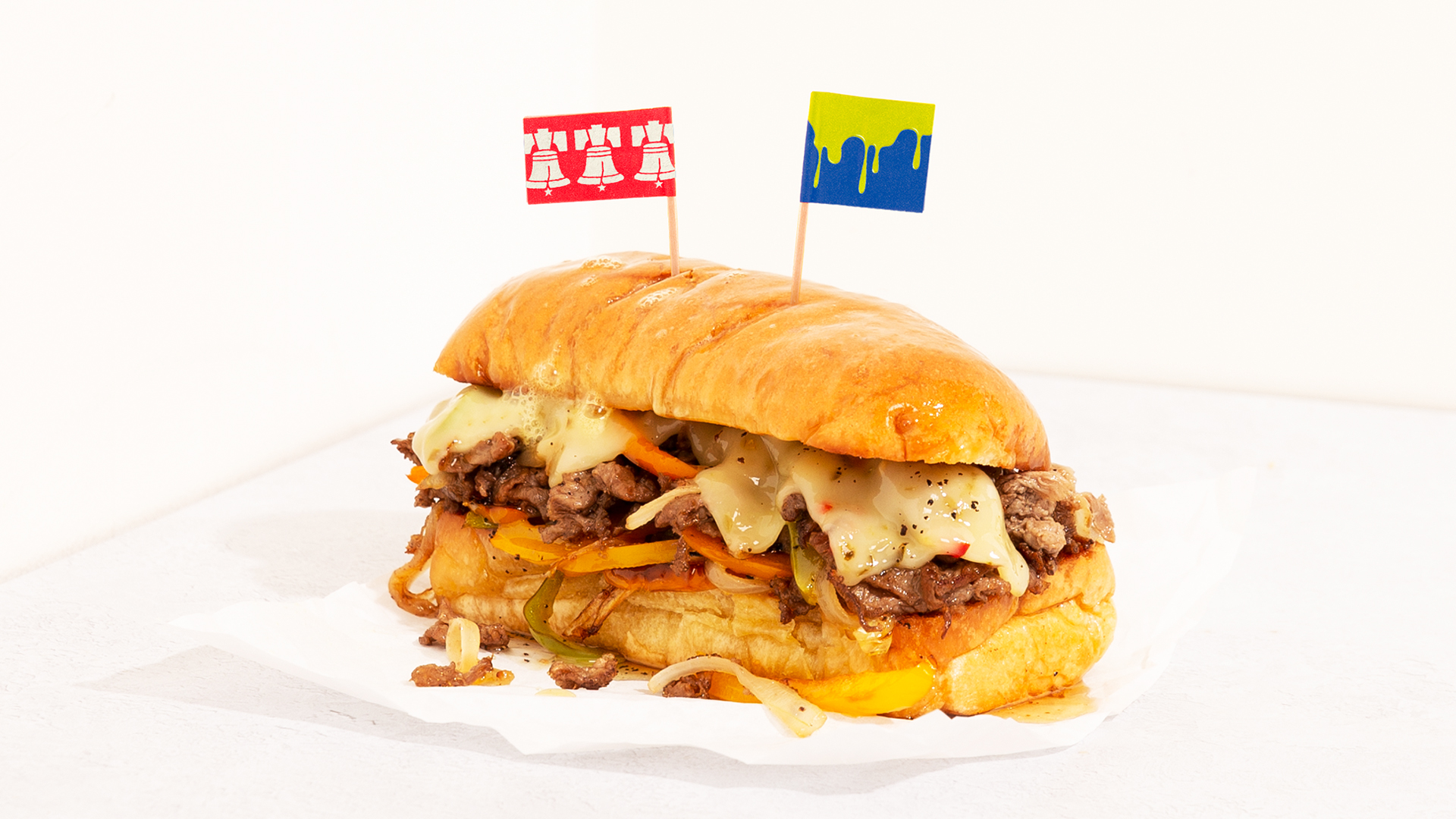 Order Roasted Pepper Cheesesteak food online from Philly Fresh Cheesesteaks store, Goleta on bringmethat.com