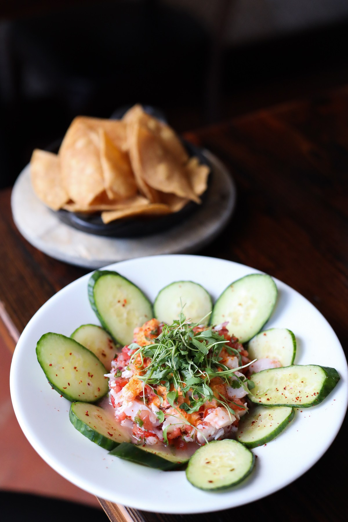 Order Surf and Surf Ceviche food online from Nighthawk: Breakfast Bar store, Venice on bringmethat.com