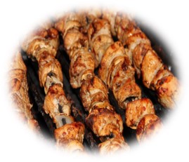 Order 1 lb. Chicken Kabab food online from La Zeez Pita Grill store, Torrance on bringmethat.com