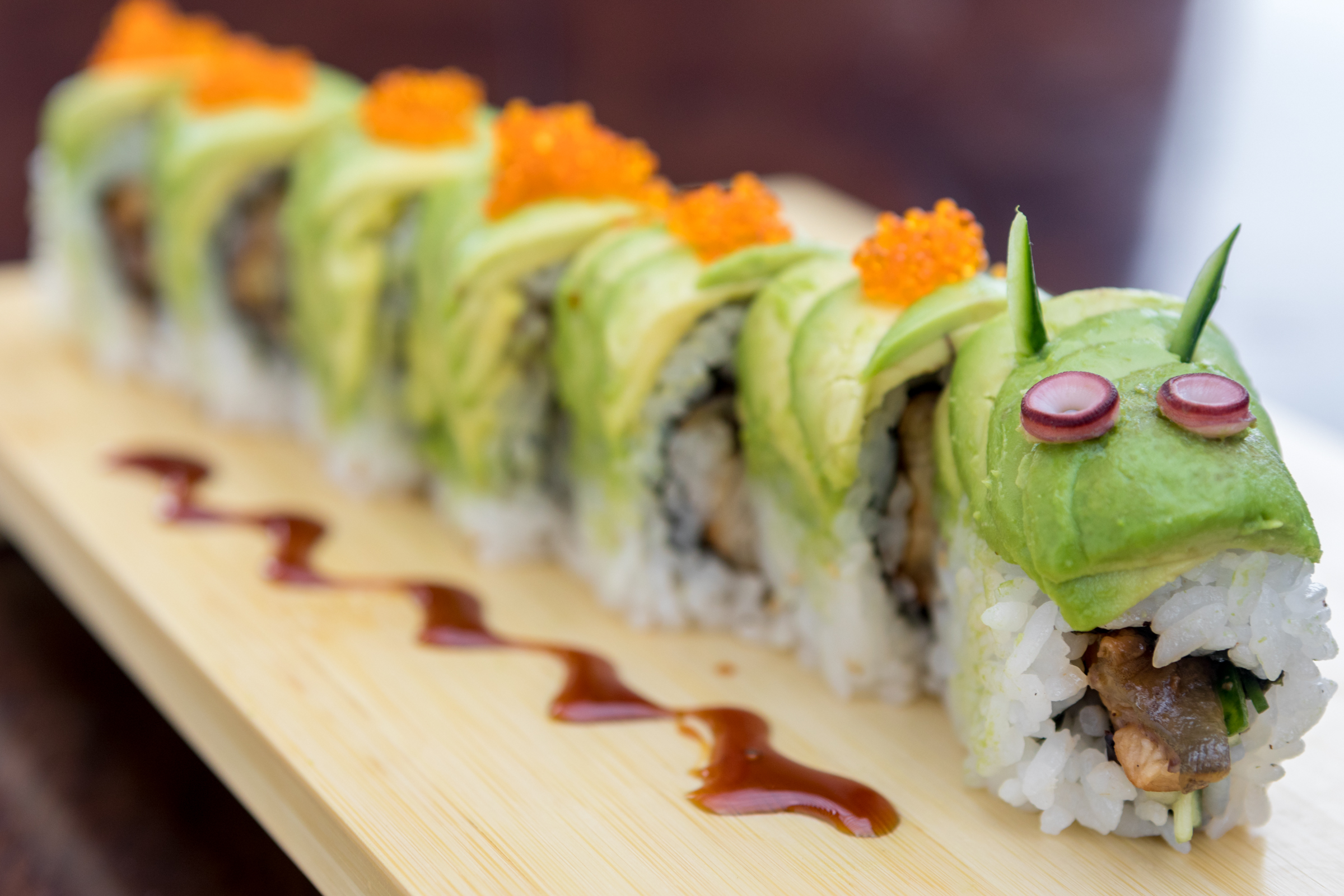 Order Caterpillar Roll food online from Yo Sushi store, Albany on bringmethat.com