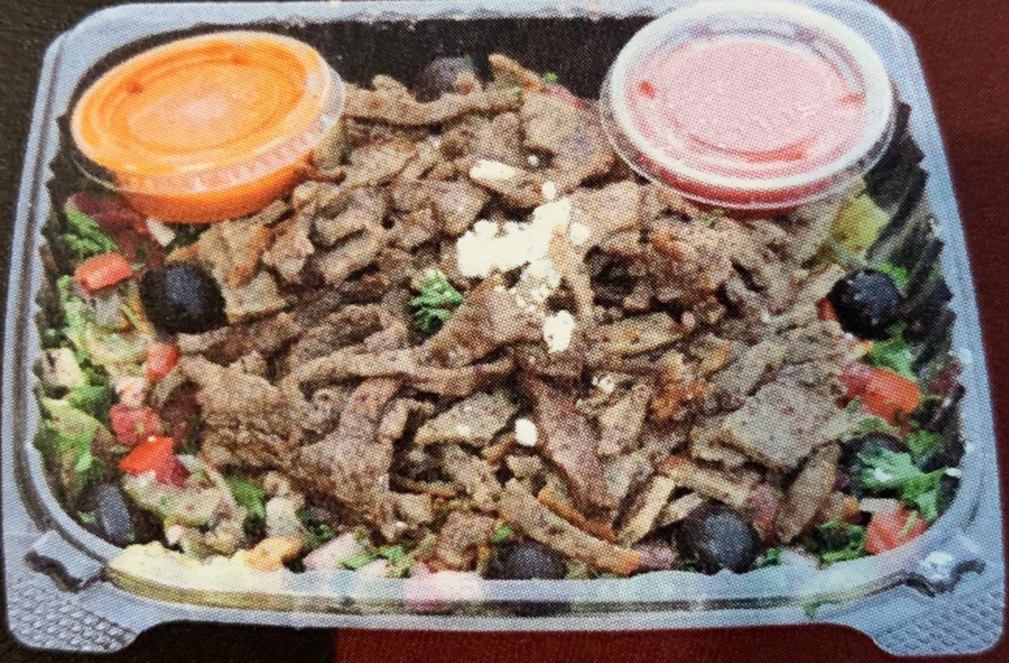 Order 15. Beef Doner Salad food online from Turkish Agha store, Portland on bringmethat.com