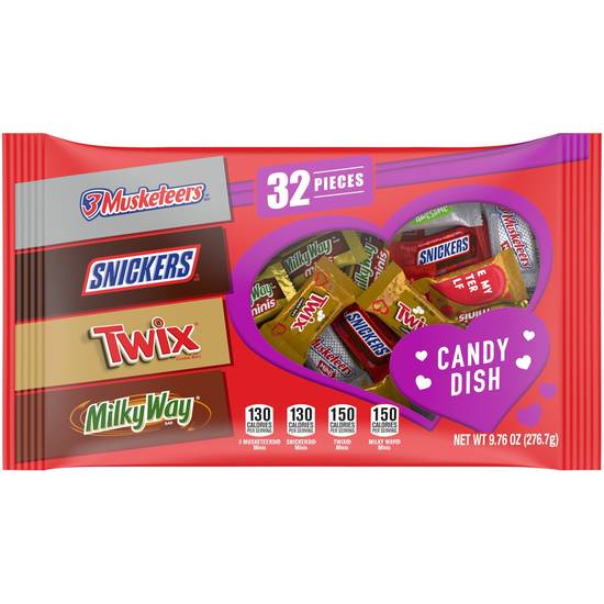 Order SNICKERS, TWIX & More Assorted Chocolate Valentine Day Candy, 9.76 oz/32ct food online from CVS store, WALKERTOWN on bringmethat.com