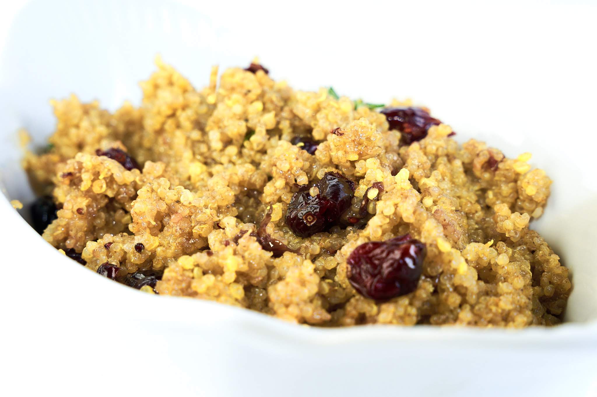 Order Side of Curried Quinoa food online from Bronze Cafe store, Las Vegas on bringmethat.com