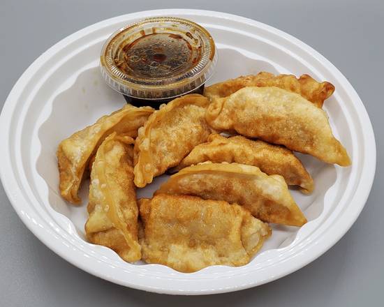 Order Fried Dumplings(6) 煎饺 food online from China House store, Oakmont on bringmethat.com