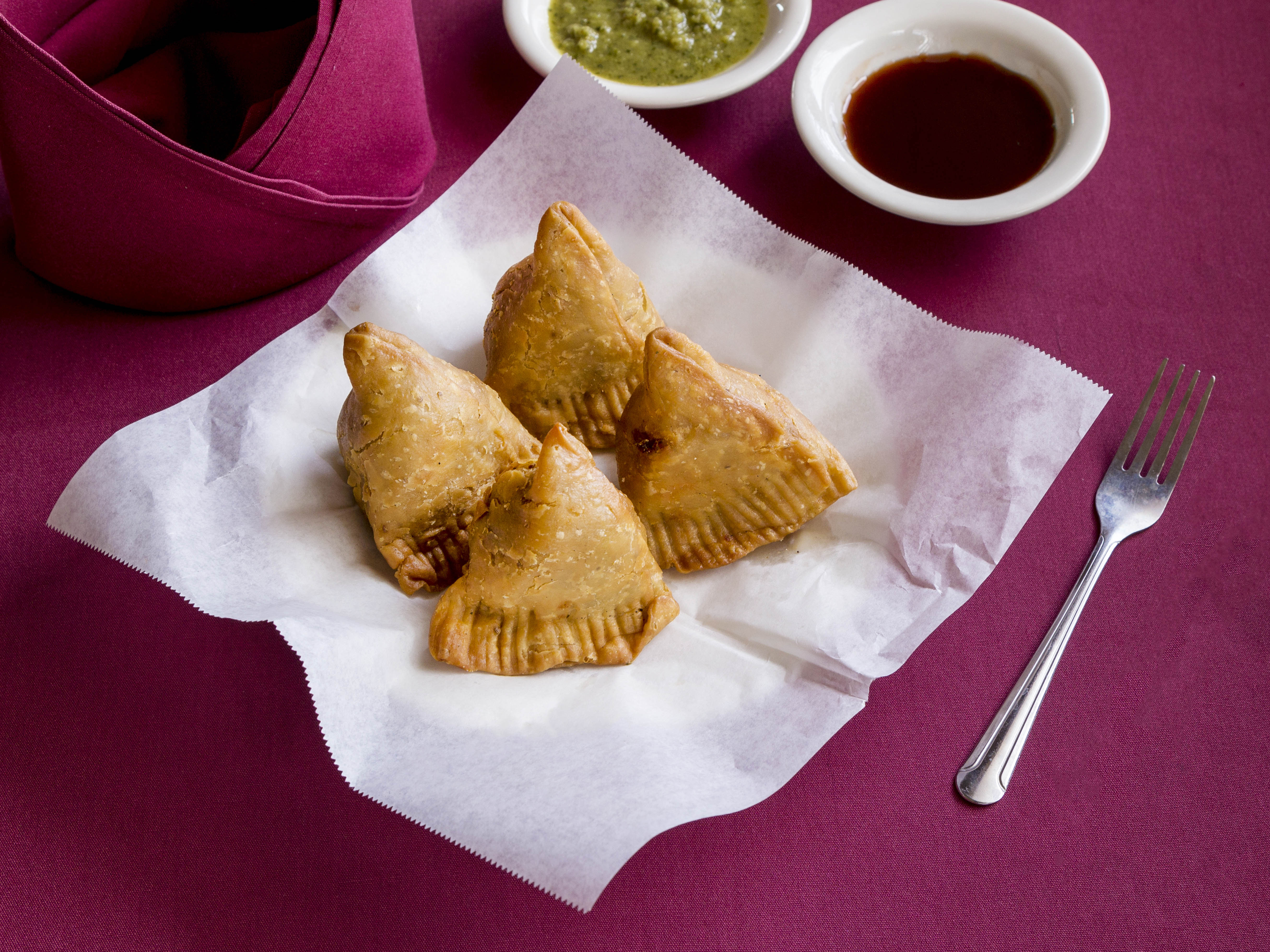 Order Vegetable Samosa food online from Nandini Indian Cuisine store, Tempe on bringmethat.com