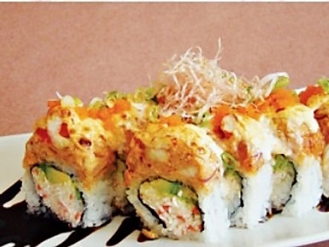 Order BR2. Luxor Roll food online from Hoshi Sushi store, Fullerton on bringmethat.com