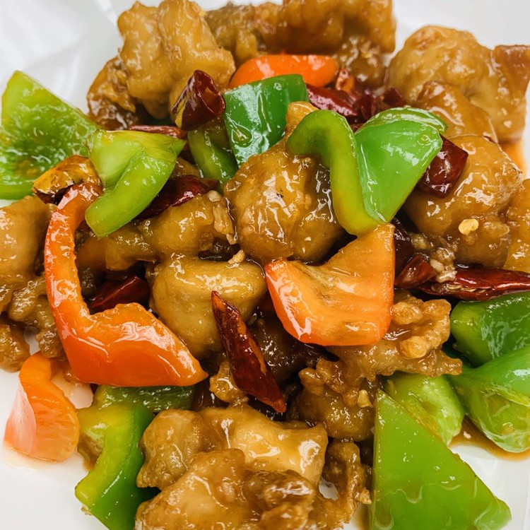 Order General Tsos Chicken food online from Chuan Cafe store, Raleigh on bringmethat.com