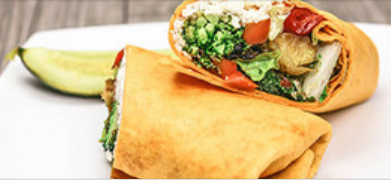 Order Mediterranean Wrap food online from Half Day Cafe store, Rochester Hills on bringmethat.com