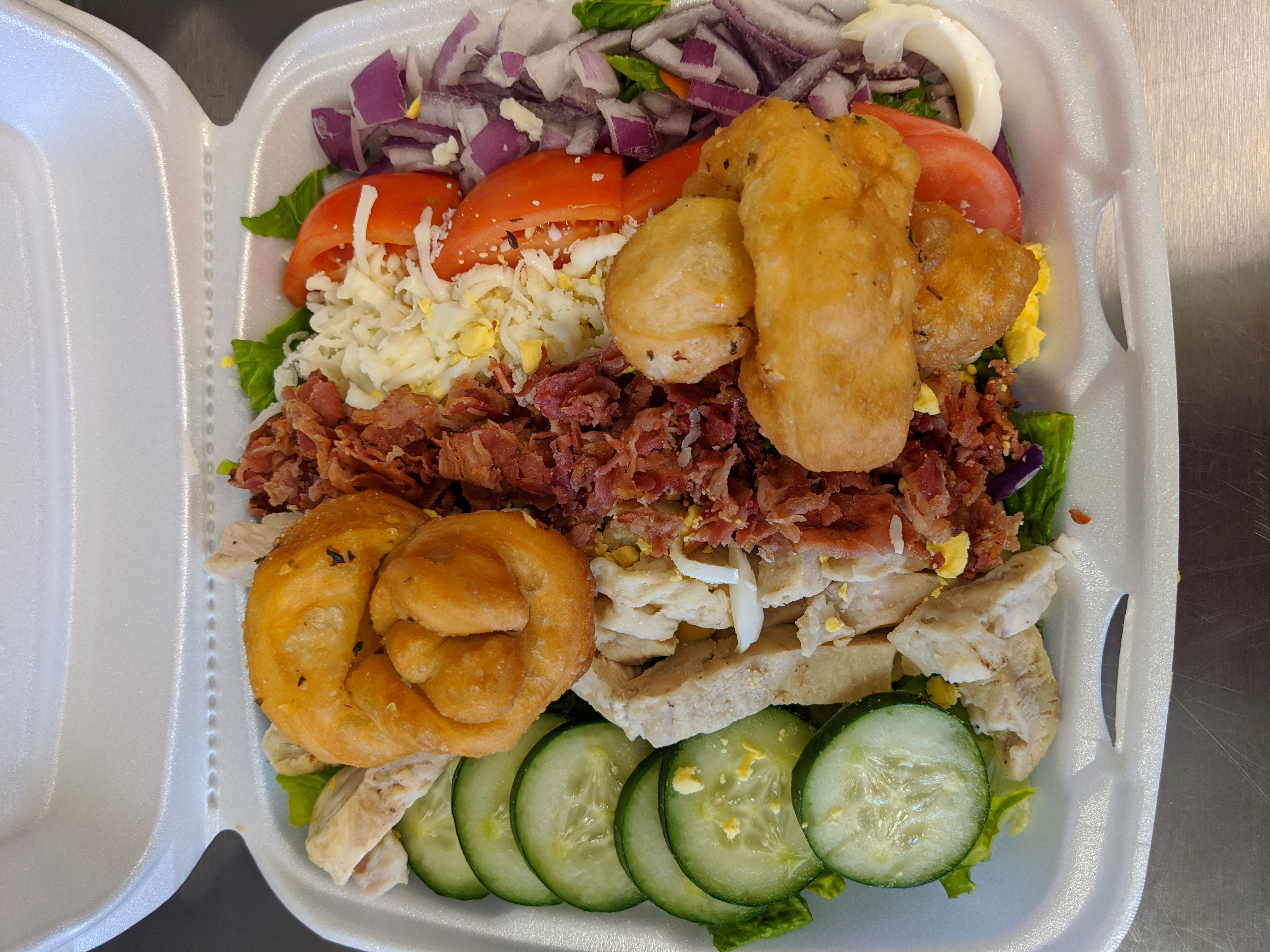 Order Cobb Salad food online from Dinozzo Pizza store, Royersford on bringmethat.com