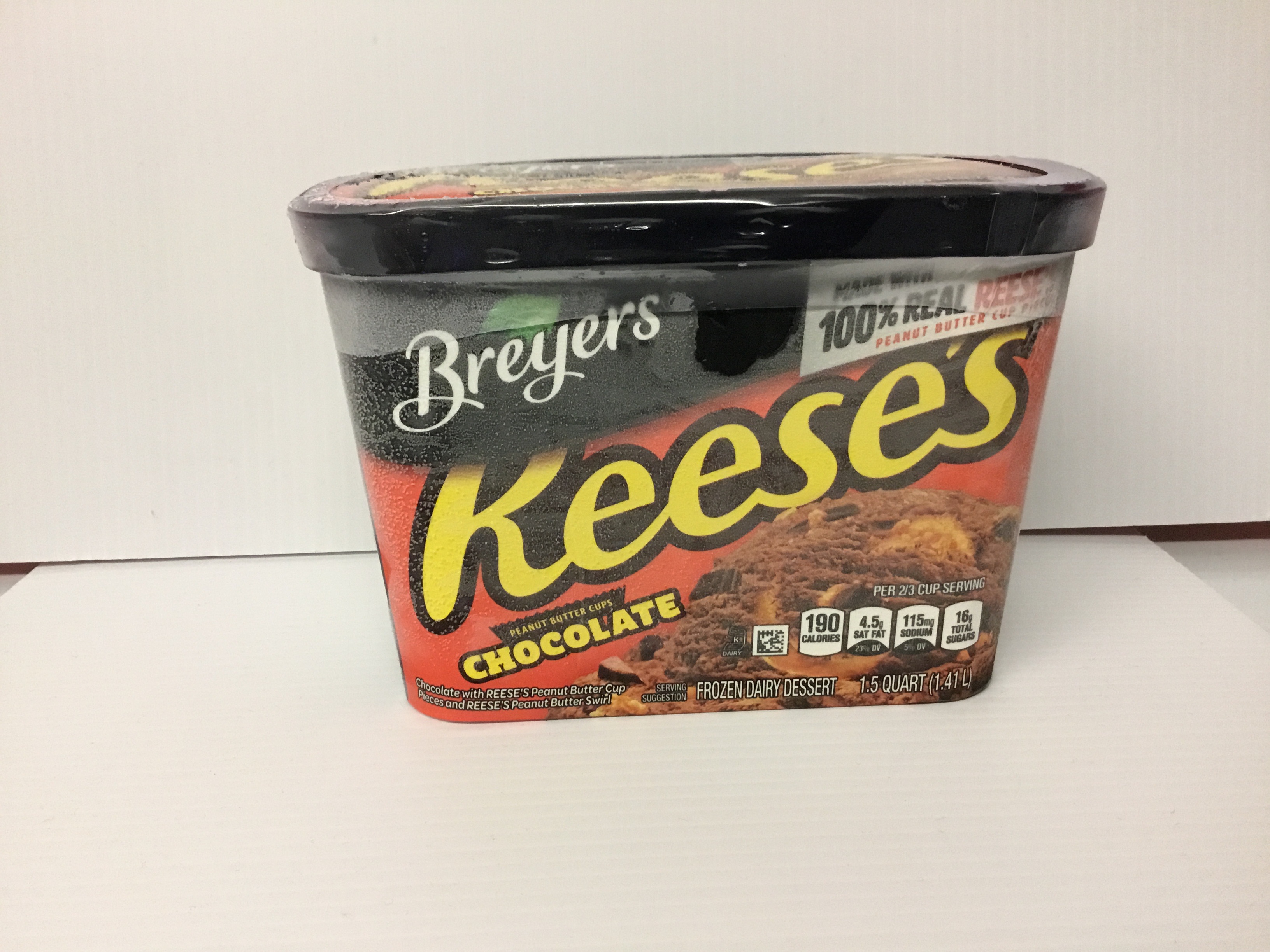 Order Reese’s CHOCOLATE ICE CREAM 1.5 QUART food online from Just Dash It store, Englewood on bringmethat.com