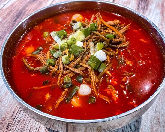 Order Spicy Beef Stew (육개장) food online from MooBongRi store, Oakland on bringmethat.com