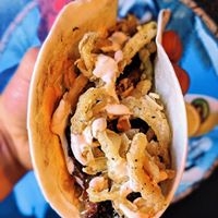 Order Brisket Tacos food online from Boardwalk Billy's store, Charlotte on bringmethat.com