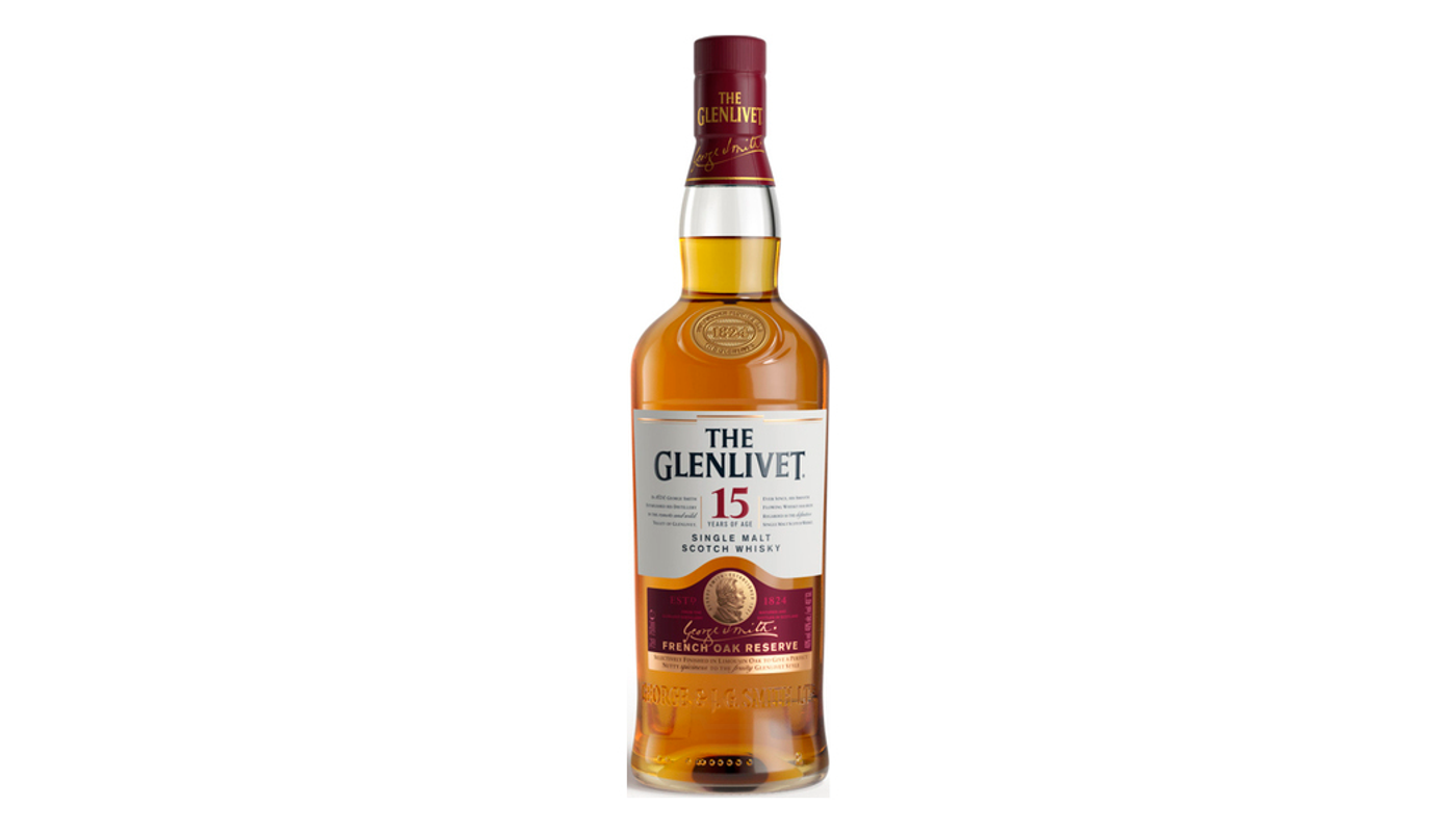 Order The Glenlivet French Oak Reserve Scotch Whisky 15 Year 750mL food online from Village Commons Liquor store, Camarillo on bringmethat.com